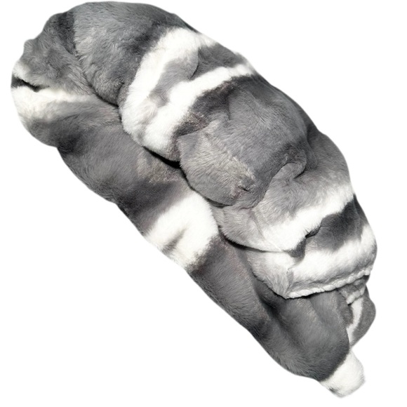 Blanket 72”x102” Bubble Faux Rabbit Fur 1300GSM Throw - Picture 6 of 8